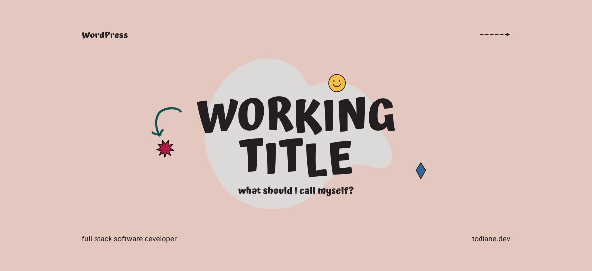 A working job title