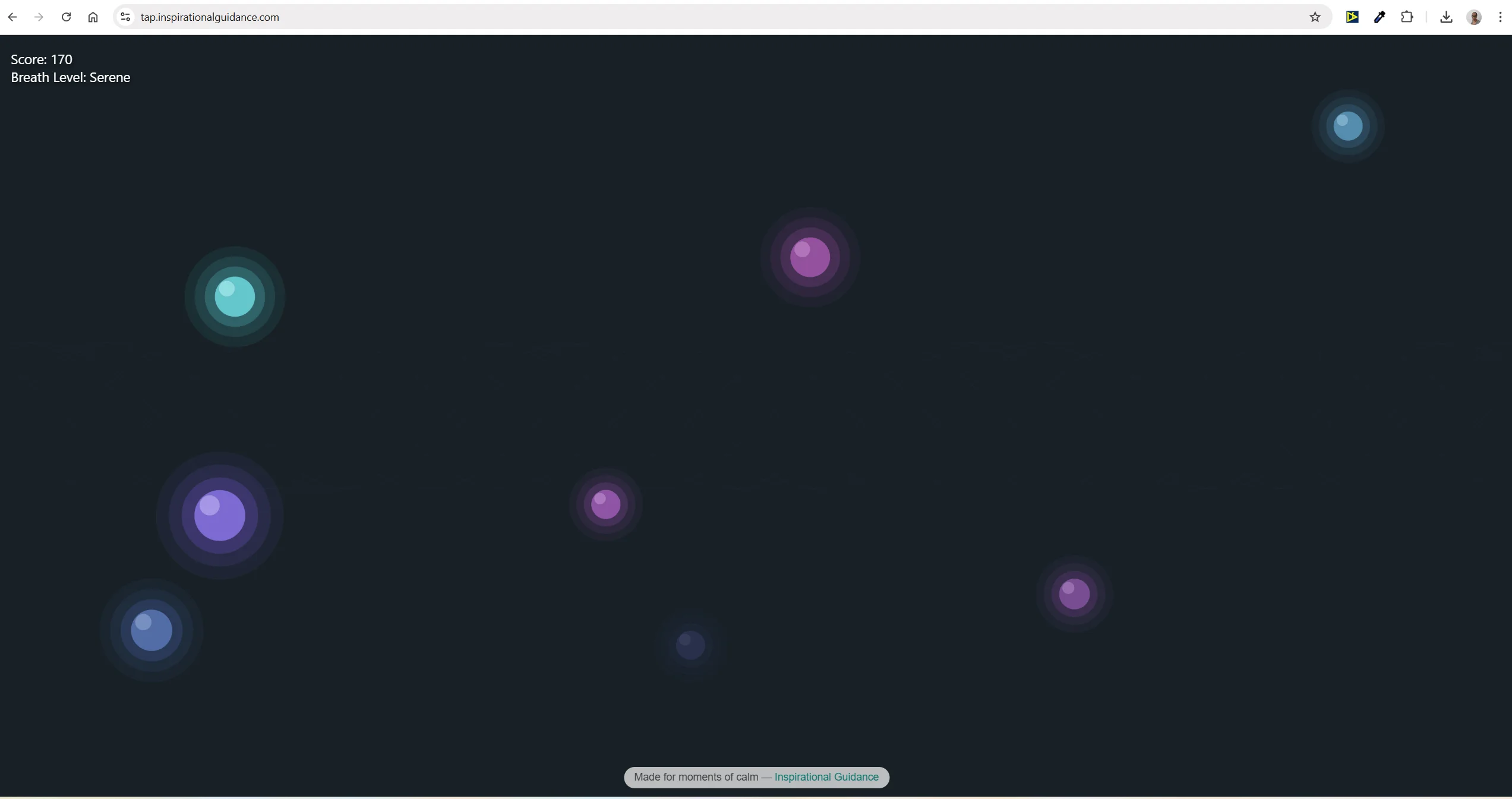 Tap to Calm – A Mindful Tool