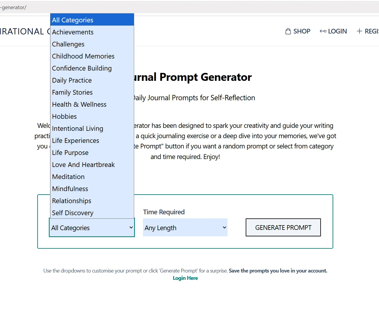 Journal Prompt Generator – A Portable Django App for Daily Reflection