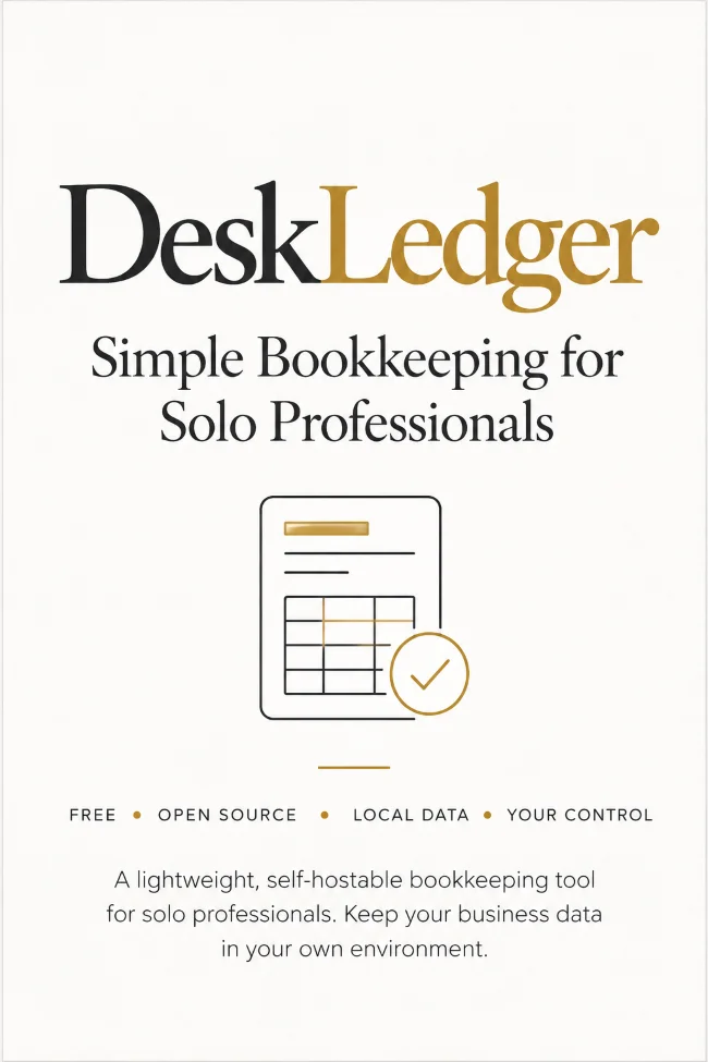 Desk Ledger Bookkeeping Software
