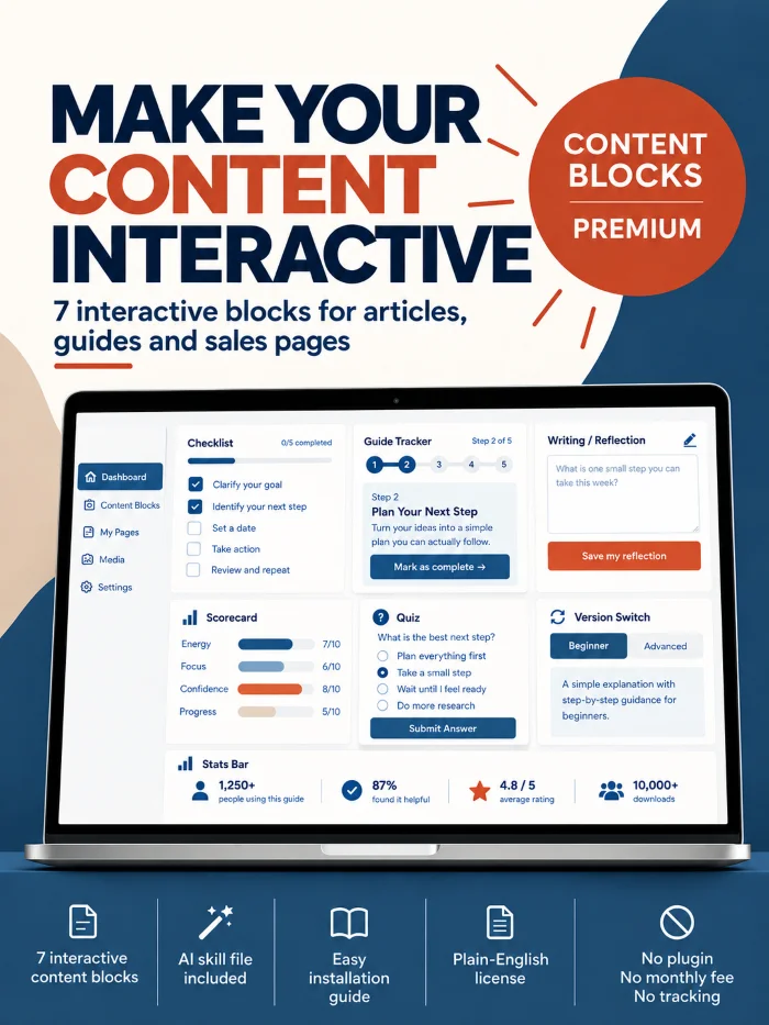 Interactive Content Blocks