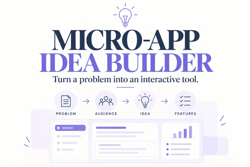 Micro-App Idea Builder
