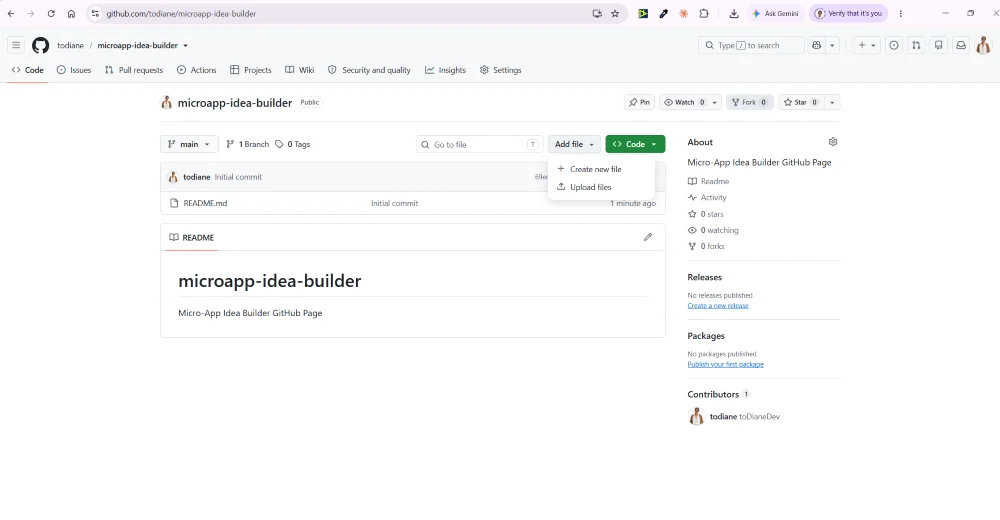 GitHub Pages upload html file